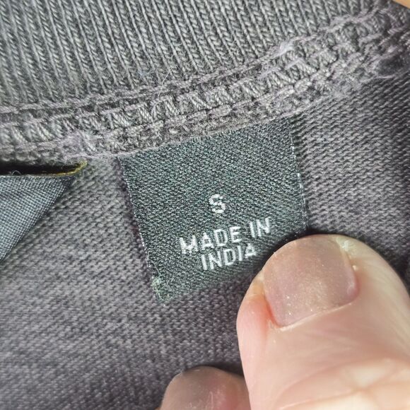 Harley Davidson Charcoal Gray Studded Logo Muscle Tank Top Moto Biker Chic Small - Picture 9 of 11